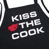 Black Kiss The Cook Chef Apron, Funny BBQ Grilling Apron, Gift for Chefs, Cooks & Grill Masters view 1