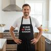 Black Kiss The Cook Chef Apron, Funny BBQ Grilling Apron, Gift for Chefs, Cooks & Grill Masters view 2