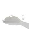 Le Creuset Stoneware European Butter Dish, White view 3