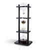 Yama Cold Brew Maker I Ice Coffee Machine With Slow Drip Technology I Makes 6-8 cups (32oz), Large Capacity Cold Brew Coffee Tower, Black Wood Straight Frame view 1