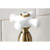 Kingston Brass KS1273PXBS Kitchen Bridge Faucet with Side Sprayer, Antique Brass view 2