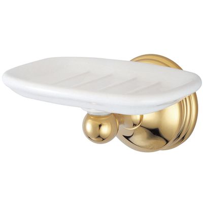 Kingston Brass BA1165PB Vintage Soap Dish, Polished Brass