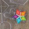 Perler Beads Assorted Small and Large Pegboards for Kid's Crafts - (5) clear Perler pegboards, (1) sheet of reusable ironing paper, 6 pcs view 4