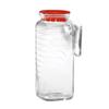 Bormioli Rocco Gelo Jug with Red Lid, 41-Ounce view 1