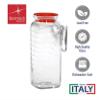 Bormioli Rocco Gelo Jug with Red Lid, 41-Ounce view 3