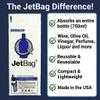 JetBag Bold - Wine Bags for Travel, 3 Pack Reusable Wine Bottle Travel Protector Bags - The Original Absorbent Wine Travel Bag for Suitcase & Airplane, Leak Proof Wine Sleeves for Travel, Made in USA view 3