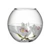 LSA International Flower Round Bouquet Vase, H8.75", Clear view 1