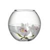 LSA International Flower Round Bouquet Vase, H8.75", Clear view 3