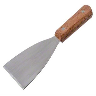 American Metalcraft 3 Stainless Steel Slant Edge Scraper,Silver
