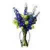 LSA International Flower Grand Bouquet Vase, H13.75", Clear view 1