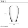 LSA International Flower Grand Bouquet Vase, H13.75", Clear view 4