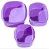 Purple Storage Microwavable Freezer Safe Container Set view 2