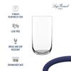 Luigi Bormioli Sublime Highball Glasses Set of 4-20 oz Tall Drinking Glasses for Water Juice or Cocktails - Lead-Free Crystal Glassware with Reinforced Rims & Minimalist Design, Made in Italy view 3