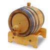 Red Head Barrels - 2 L Premium Distillery-Grade Oak Barrels for Aging Whiskey, Rum, and More, Ideal for Whiskey Barrel or Wine Barrel, American Charred Oak Barrel with 12-Page Cocktail Recipe Booklet view 1