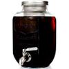 Willow & Everett Cold Brew Coffee & Iced-Tea Maker Pitcher, 1 Gal Glass Dispenser w/Metal Spigot & Mesh Filter Iced Coffee & Sun Tea Brewing System view 1