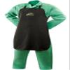 Flame Resistant Bib Apron, Black, Carbonized Fiber view 1