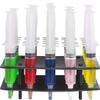 EZ-Inject 25 Pack (1.5oz) Jello Shot Syringes Combo with Tray/Racking Stand - 100% Safe & Reusable Plastic Syringes for Jello Shots - Medium Syringe Shots Holiday & Halloween Party Supplies for Adults view 1