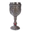 Pacific Giftware Medieval Knight Wine Goblet Made of Polyresin with Stainless Steel Rim view 1