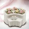Cosmos 58007 Fine Porcelain Flower Garden Figurine, 1-3/4-Inch view 4