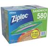 Ziploc Easy Open Tabs Sandwich Bags 580, 145 Count (Pack of 4) view 2