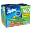 Ziploc Easy Open Tabs Sandwich Bags 580, 145 Count (Pack of 4) view 3