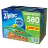 Ziploc Easy Open Tabs Sandwich Bags 580, 145 Count (Pack of 4) view 4