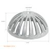 EquipmentBlvd FS-DS Aluminum Dome Strainer, Floor Sink Drain Cover for 12" Floor Sink. 5-1/4" Diameter (1 pcs) view 3
