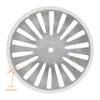 EquipmentBlvd FS-DS Aluminum Dome Strainer, Floor Sink Drain Cover for 12" Floor Sink. 5-1/4" Diameter (1 pcs) view 4