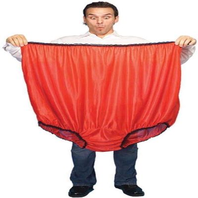 Rubies Red Big Momma Undies Costume Accessory for Adults, Unisex 5X-Large-6X-Large