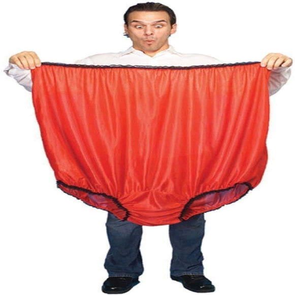 Rubies Red Big Momma Undies Costume Accessory for Adults, Unisex 5X-Large-6X-Large
