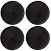 tag 15 in. Round Handwoven Placemats Set of 4 in Black Color Dinner Table Round Place Mats Home Dining Dinner Kitchen Table Dcor Decoration Black view 1