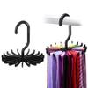 IPOW 2 Pack Updated Twirl Tie Rack Belt Hanger Holder Hook for Closet Organizer Storage view 1
