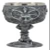 Ebros Gift Dark Occult Sabbatic Goat Baphomet Wine Goblet Drink Beverage Chalice Figurine Kitchen Hosting Decor Accessory Of Baphomets Goat of Mendes Knights Of Templar view 2
