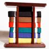 Table-Top Belt Display with Laser-Carved Tiger- Holds 10 Belts view 2