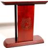 Table-Top Belt Display with Laser-Carved Tiger- Holds 10 Belts view 3