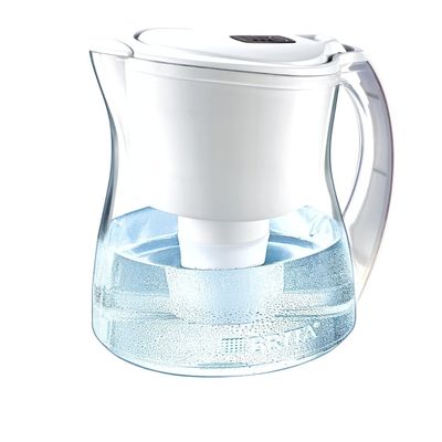 Brita Medium 8 Cup Water Filter Pitcher with 1 Standard Filter, BPA Free  Marina, White