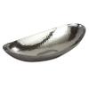 Elegance Hammered 14-1/2 by 8-Inch Stainless Steel Oval Fruit Bowl view 1