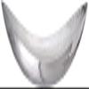 Elegance Hammered 14-1/2 by 8-Inch Stainless Steel Oval Fruit Bowl view 2