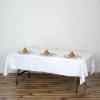 BalsaCircle 54-Inch x 72-Inch Clear Rectangular Plastic Vinyl Tablecloth Protector Table Cover Linens Wedding Party Decorations view 3