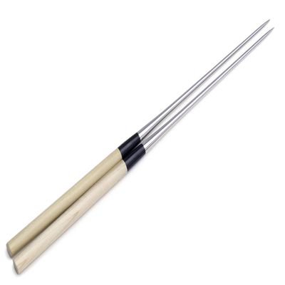 Yoshihiro Moribashi Chopsticks Japanese Sushi Chef Traditional Garnishing Plating Tweezers Magnolia Handle 7 In(180mm)