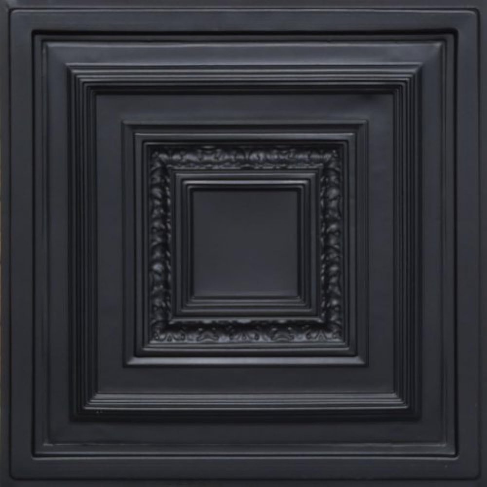 Antyx Black (24x24 PVC) Ceiling Tile
