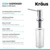 KRAUS Kitchen Soap and Lotion Dispenser in Chrome, KSD-41CH view 3