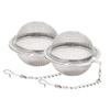 Fu Store 2pcs Stainless Steel Mesh Tea Ball 2.1 Inch Tea Strainers Teas Infuser Strainer Filters for Teas view 1