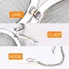 Fu Store 2pcs Stainless Steel Mesh Tea Ball 2.1 Inch Tea Strainers Teas Infuser Strainer Filters for Teas view 3