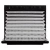 Tribest Sedona SD-P9000 Electric Food Dehydrator Machine with BPA-Free Plastic Dehydrator Rack Trays, Black view 4
