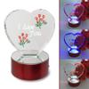 BANBERRY DESIGNS I Love You Etched in a Heart on LED Base - Color-Changing Lights - Love Gift for Mom, Wife, Husband Boyfriend Girlfriend - Measures 4" X 3" view 2