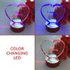 BANBERRY DESIGNS I Love You Etched in a Heart on LED Base - Color-Changing Lights - Love Gift for Mom, Wife, Husband Boyfriend Girlfriend - Measures 4" X 3" view 4