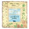 Inspirational gifts - When a Door Closes God Opens a Window - Religious Message - Home Decoration - Measures 9.75" X 7.75" view 1