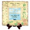 Inspirational gifts - When a Door Closes God Opens a Window - Religious Message - Home Decoration - Measures 9.75" X 7.75" view 2