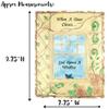 Inspirational gifts - When a Door Closes God Opens a Window - Religious Message - Home Decoration - Measures 9.75" X 7.75" view 3